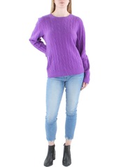 Ralph Lauren: Polo Womens Cashmere Cable Crewneck Sweater