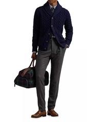 Ralph Lauren Polo Wool & Cashmere Cable Cardigan