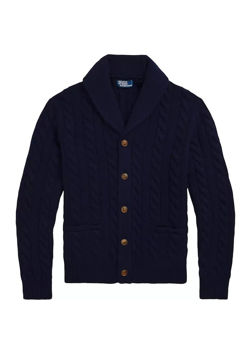 Ralph Lauren Polo Wool & Cashmere Cable Cardigan