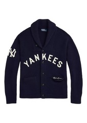 Ralph Lauren Polo Wool-Blend Baseball Cardigan