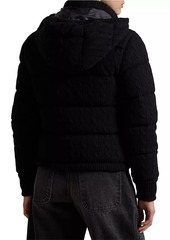 Ralph Lauren: Polo Wool-Blend Cable-Knit Down Coat