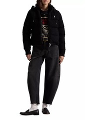 Ralph Lauren: Polo Wool-Blend Cable-Knit Down Coat