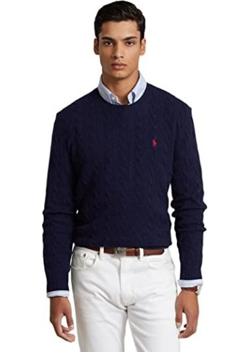 Ralph Lauren Polo Wool-Cashmere Cable-Knit Sweater