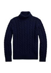 Ralph Lauren Polo Wool-Cashmere Turtleneck Sweater