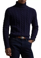 Ralph Lauren Polo Wool-Cashmere Turtleneck Sweater