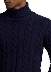 Ralph Lauren Polo Wool-Cashmere Turtleneck Sweater