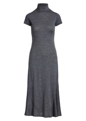 Ralph Lauren: Polo Wool Jersey Fit-&-Flare Dress
