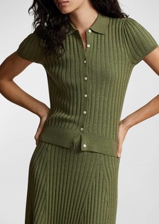 Ralph Lauren: Polo Wool Short-Sleeve Cardigan