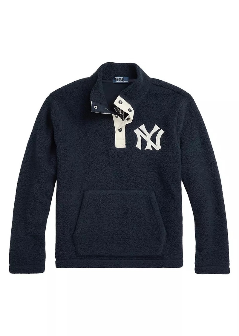 Ralph Lauren Polo Yankees Vintage Brushed Fleece Pullover