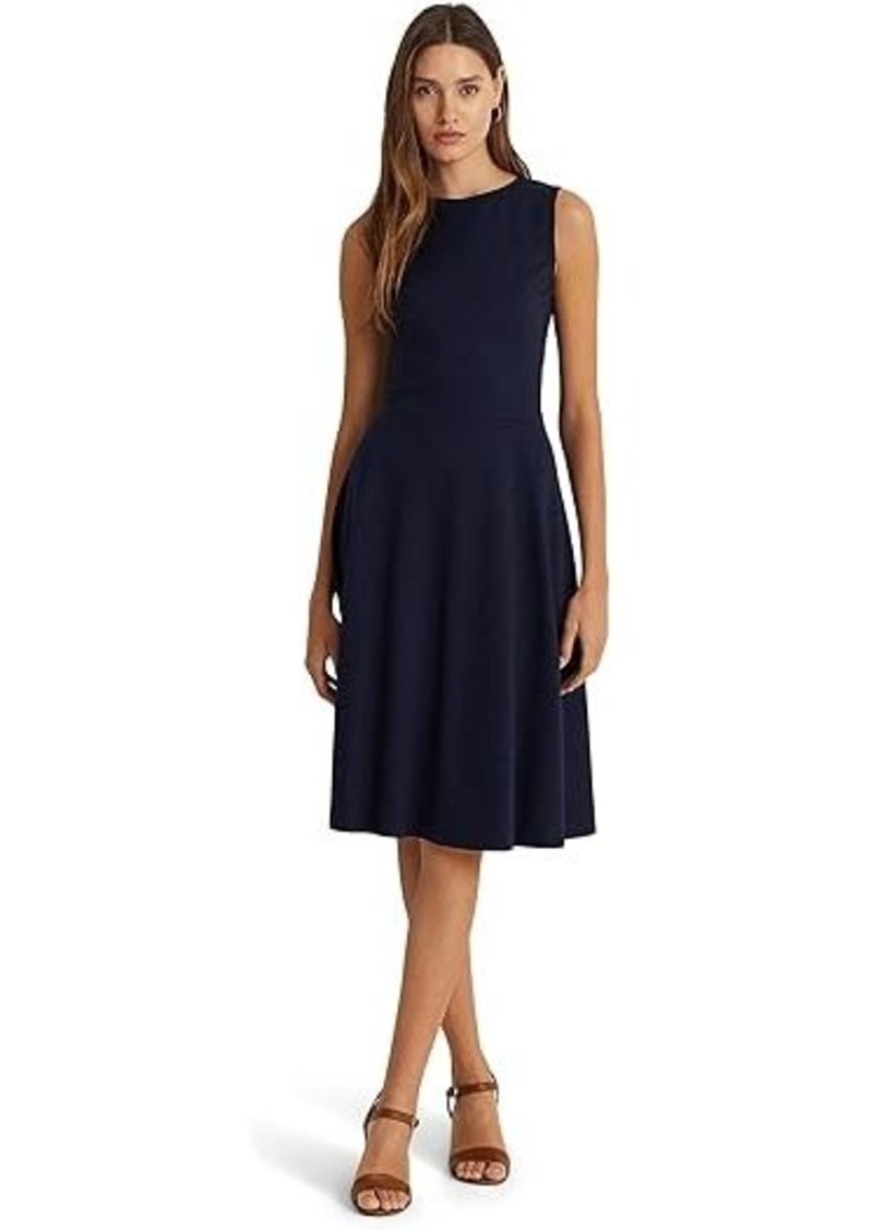 Ralph Lauren Ponte Fit-and-Flare Dress