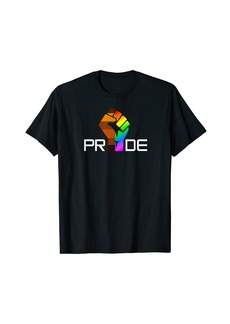 Ralph Lauren PRIDE Clenched Fist In Different Skin Shades+Rainbow Colors T-Shirt