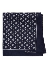 Ralph Lauren Printed Linen Pocket Square