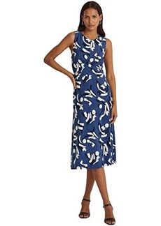 Ralph Lauren Printed Sleeveless Jersey Dress