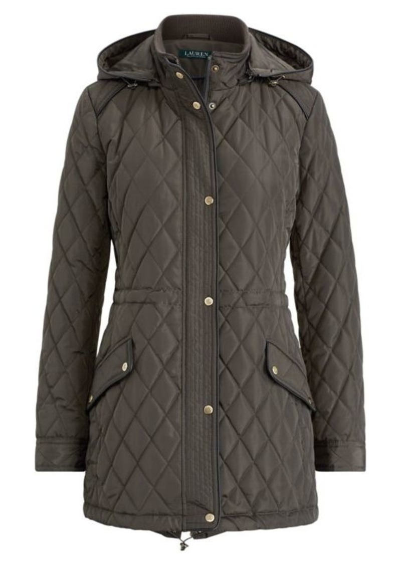 ralph lauren quilted hooded jacket