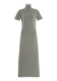 Ralph Lauren - Knit Cashmere-Blend Midi Dress - Grey - S - Moda Operandi