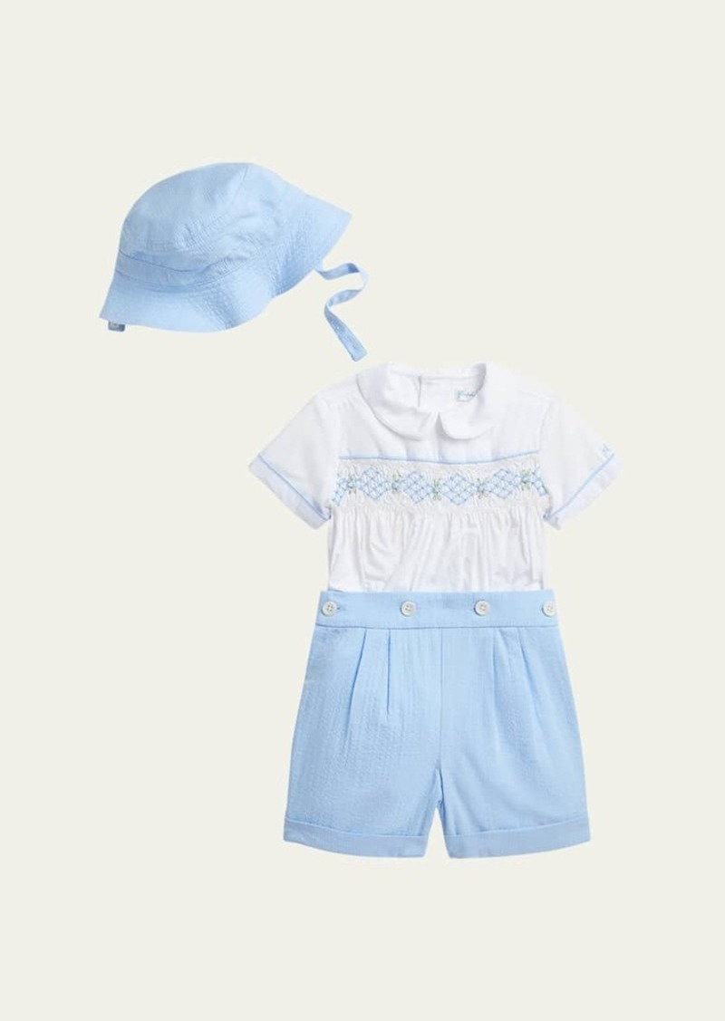 Ralph Lauren Childrenswear Boy's Broadcloth Shirt  Size 9M-24M