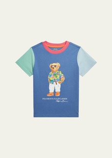 Ralph Lauren Childrenswear Boy's Colorblocked Polo Bear T-Shirt  Size 2-7