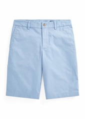 Ralph Lauren Childrenswear Boy's Logo Embroidered Flat Front Chino Shorts  Size 8-10