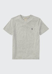 Ralph Lauren Childrenswear Boy's Cotton Jersey V-Neck Tee  Size S-XL