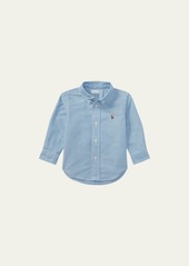 Ralph Lauren Childrenswear Boy's Oxford Shirt  Size 3M-24M