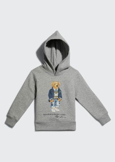 Ralph Lauren Childrenswear Boy's Polo Bear Graphic Hoodie  Size 2-4
