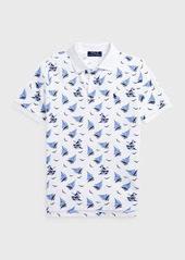 Ralph Lauren Childrenswear Boy's Polo Bear Sailing Cotton Mesh Polo Shirt  Size S-L