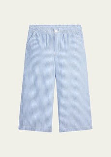 Ralph Lauren Childrenswear Girl's Polo Prepster Cotton Seersucker Pants  Size 7-16
