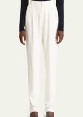 Ralph Lauren Collection Andela Pleated Straight-Leg Pants