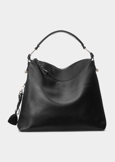 Ralph Lauren Collection Bridle Medium Soft Leather Shoulder Bag