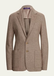 Ralph Lauren Collection Hailey Wool-Blend Herringbone Jacket