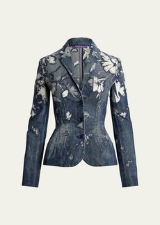 Ralph Lauren Collection Holt Embellished Devoré Jacket