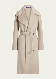 Ralph Lauren Collection Leonarda Belted Cashmere Wrap Coat