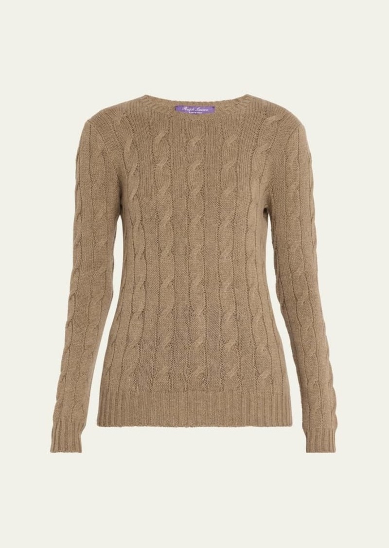 Ralph Lauren Collection Cable-Knit Cashmere Sweater