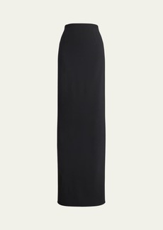 Ralph Lauren Collection Nelson Wool Maxi Pencil Skirt