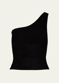 Ralph Lauren Collection One-Shoulder Jersey Top