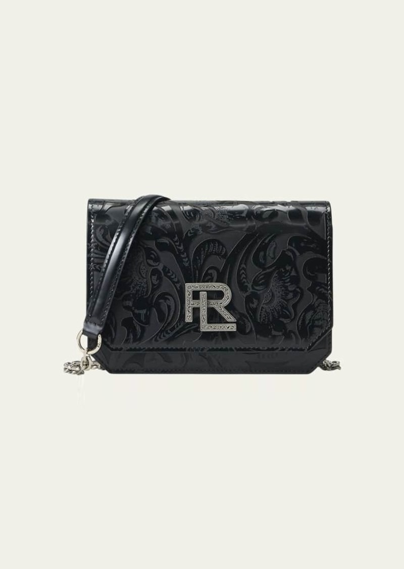 Ralph Lauren Collection RL 888 Tooled Mini Crossbody Chain Bag