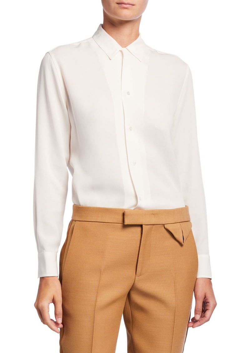 Ralph Lauren Ralph Lauren Collection Taho Silk Georgette Shirt | Dress ...