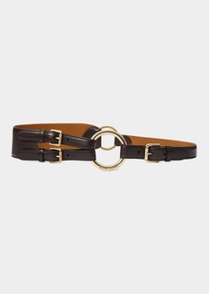 Ralph Lauren Collection Tri Strap O-Ring Belt