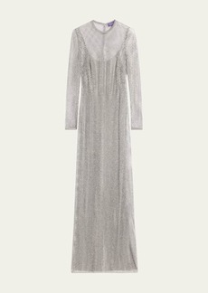 Ralph Lauren Crystal Embellished Gown with Slip