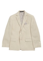 Ralph Lauren Kids' Classic Tan Solid Linen Sport Coat at Nordstrom Rack