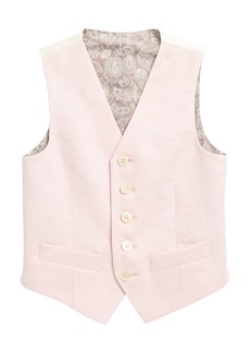 Ralph Lauren Kids' Pink Button Front Vest at Nordstrom Rack