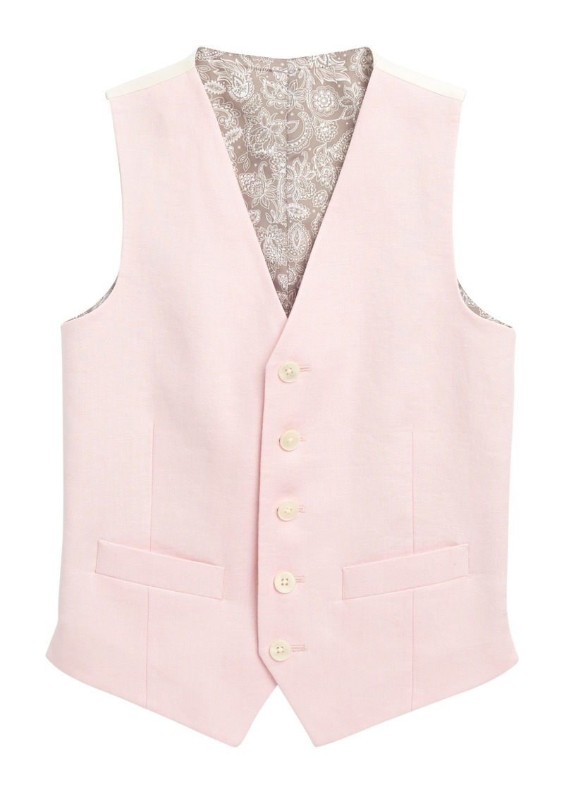 Ralph Lauren Kids' Solid Classic Vest in Pink at Nordstrom Rack