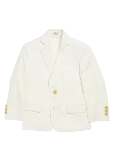 Ralph Lauren Kids' Two-Button Wool Suit Jacket in White at Nordstrom Rack