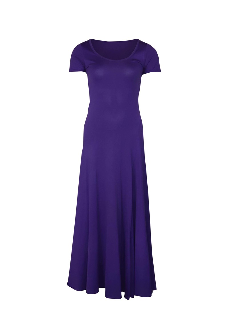 Ralph Lauren Maxi Dress in Purple Cotton