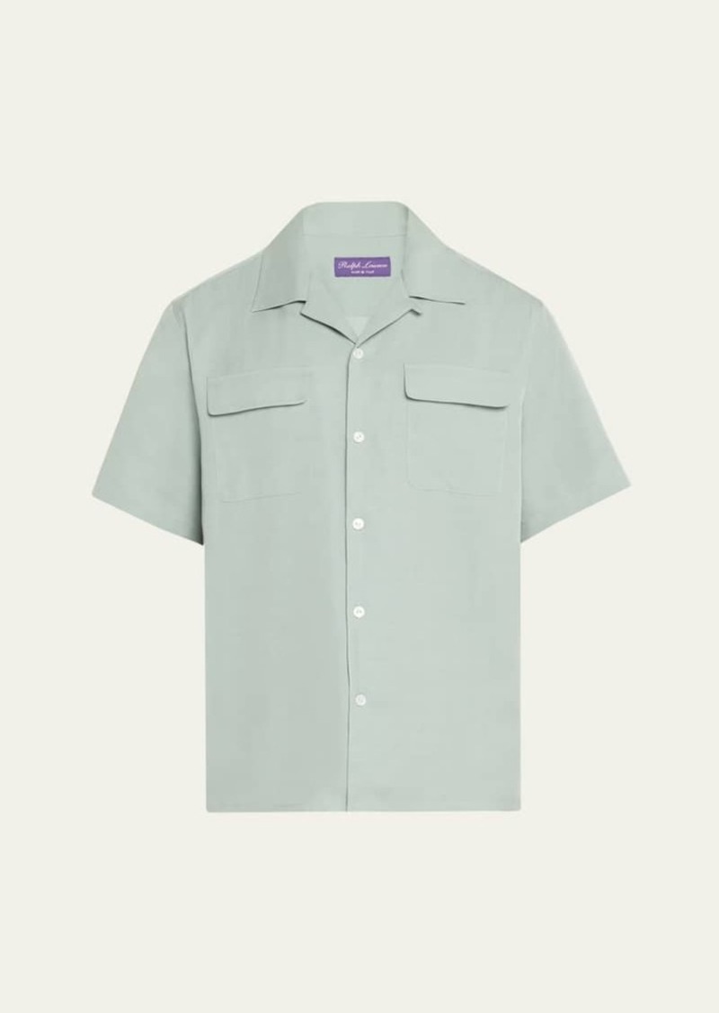 Ralph Lauren Men's Archer Twill Camp Shirt