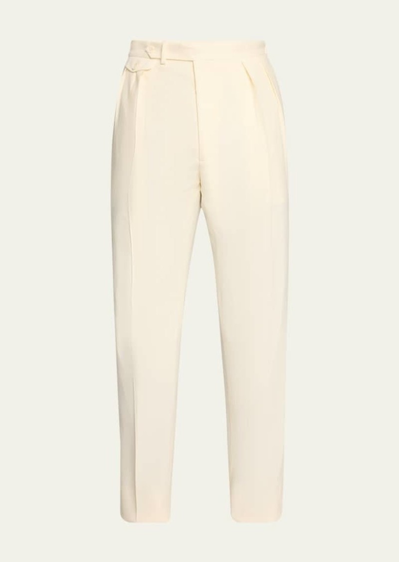 Ralph Lauren Men's Gregory Hand-Tailored Wool Trousers