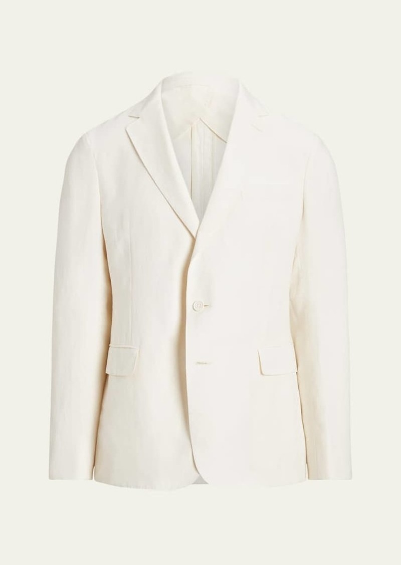 Ralph Lauren Men's Haldey Silk and Line Single-Breasted Dinner Jacket