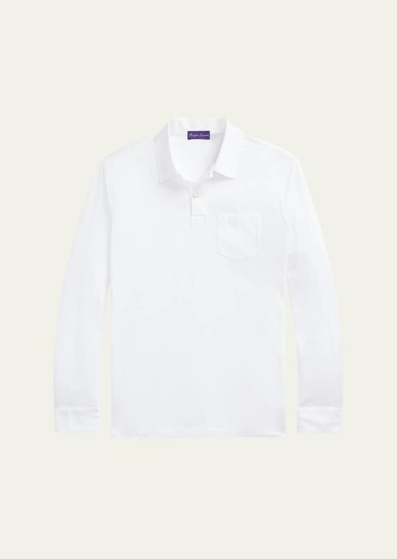 Ralph Lauren Men's Luxury Lisle Polo Shirt