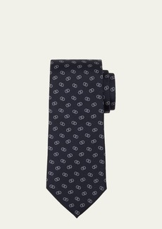 Ralph Lauren Men's Neat Silk Twill Tie