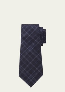 Ralph Lauren Men's Plaid-Print Crepe Tie